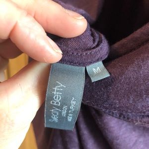 Women's Purple Medina Drape Long Sleeve Yoga Top